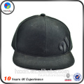 Black color adult custom snapback hats